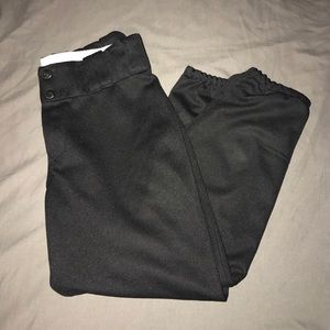 Black softball pants